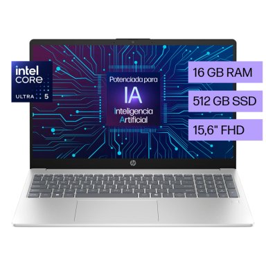 Notebook HP 15-fd1251la Intel Core Ultra 5 16gb Ram 512gb Ssd Windows 11 Home - 1
