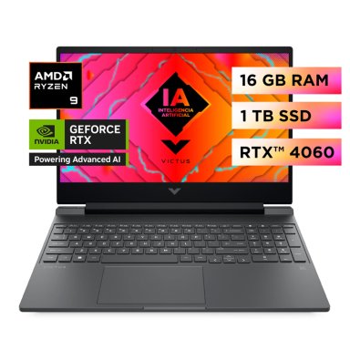 NOTEBOOK VICTUS GAMING LAPTOP 15-FB3004LA WINDOWS 11 HOME SINGLE LANGUAGE AMD RYZEN 9 16GB RAM 1TB - 2