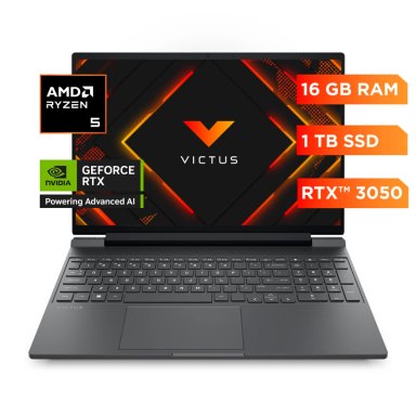NOTEBOOK HP VICTUS GAMING 15-FB3015LA AMD RYZEN5 16GB RAM 1TB SSD RTX3050 6GB W11H - 1