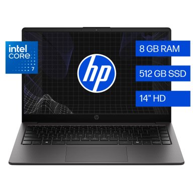 NOTEBOOK HP 240 G9 INTEL CORE 7 8GB RAM 512GB SSD 14' WINDOWS 11 HOME - 1
