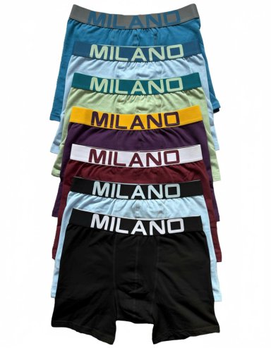 BOXER MILANO HOMBRE 6 UNIDADES M - 8