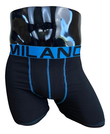 BOXER ALGODON NEGRO 6 UNIDADES XXL - 5