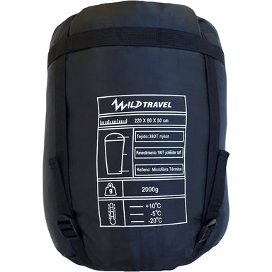 SACO DE DORMIR MOMIA EXTREMO DOBLE SUMMIT PRO WILD TRAVEL-20°+10° 2000G - 8