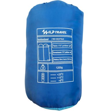 SACO DE DORMIR WILD TRAVEL ULTRA LIGERO VERANO ALPINE DREAMER +5°+25° 1200G - 7