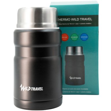TERMO COMIDA Y LÍQUIDO WILD TRAVEL 750 ML TARRO OUTDOOR - 7
