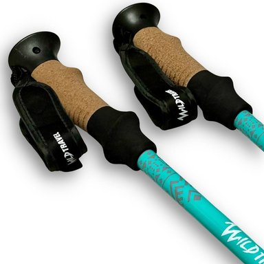 PACK BASTONES TREKKING WILD TRAVEL ALUMINIO 2 UNIDADES - 3