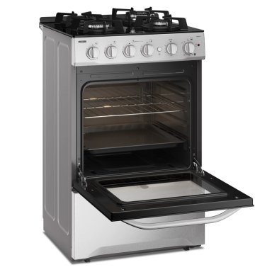 COCINA A GAS FENSA F 3000 RT 4 PLATOS CUBIERTA VIDRIO INOX - 11