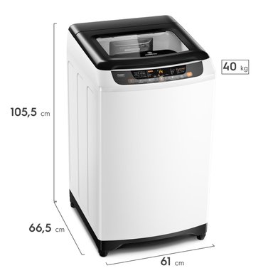 LAVADORA AUTOMATICA 18KG DISOLUCION MAXIMA 18 BZG BLANCA - 4