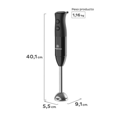 Minipimer 3 en 1 600 W Mademsa con 2 velocidades MIB20 - 3