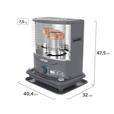 ESTUFA A PARAFINA MECHA F 1120+ FENSA 4L - 2