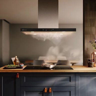 Campana Cocina Decorativa Electrolux Isla 90cm Timer CE9IF - 3