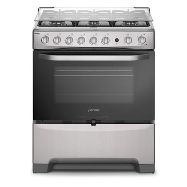 COCINA A GAS 6 PLATOS FENSA VAPORBAKE Y TIMER F 5300 T - 1