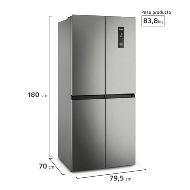 Refrigerador Fensa 401L No Frost 4 Puertas Inverter DQ79SU - 2
