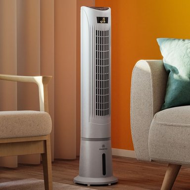 ENFRIADOR DE AIRE DE TORRE MADEMSA 45W CONTROL REMOTO TFM10 - 4