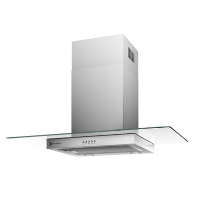 CAMPANA COCINA PARED DECORATIVA 90CM LUZ LED CE9VX INOX - 6