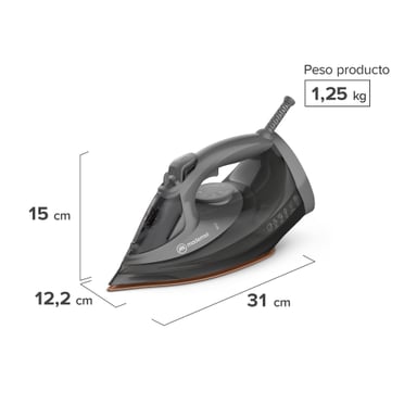 PLANCHA A VAPOR MADEMSA CON APAGADO AUTOMATICO MIR40 - 3