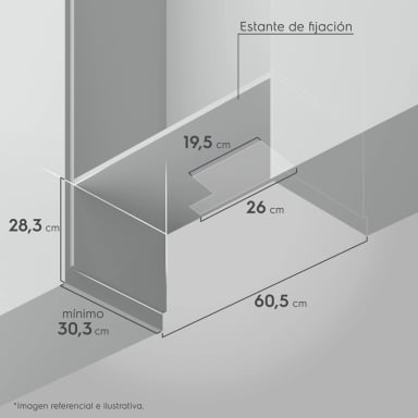 CAMPANA COCINA EXTRACTORA RETRACTIL 60CM LUZ LED DE6RI NEGRA - 3