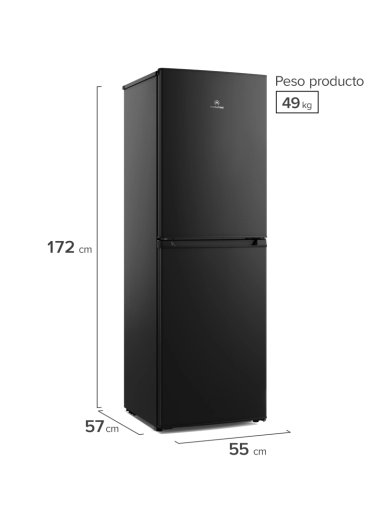 REFRIGERADOR 248L FRIO DIRECTO BOTTOM FREEZER MED250B NEGRO - 4