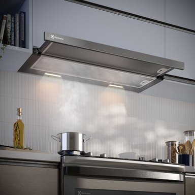 CAMPANA COCINA EXTRACTORA RETRACTIL 90CM LUZ LED DE9RI NEGRA - 7