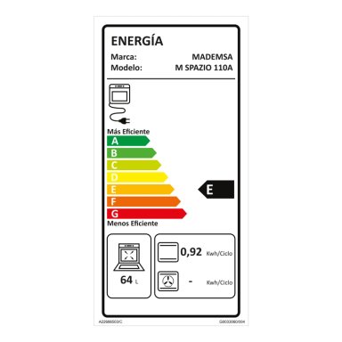 HORNO EMPOTRABLE ELE CTRICO 66L TIMER M SPAZIO 110A GRIS - 3