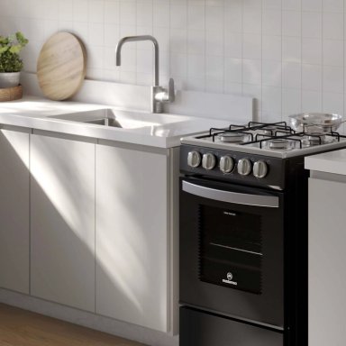 COCINA A GAS 4 PLATOS LIMPIAFACIL Y PARRILLAS ALAMBRON FM4IP - 8