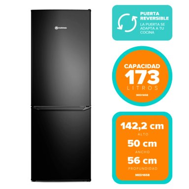 REFRIGERADOR 173L FRÍO DIRECTO BOTTOM FREEZER MED165B - 3
