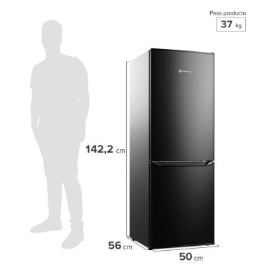 REFRIGERADOR 173L FRÍO DIRECTO BOTTOM FREEZER MED165B - 7