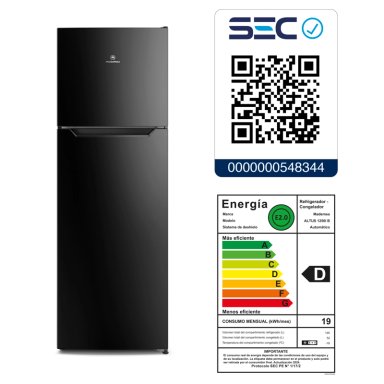 REFRIGERADOR 247L NO FROST TOP FREEZER INVERTER ALTUS 1250 B - 9
