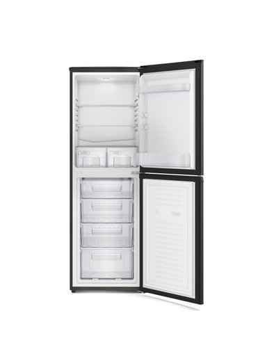 REFRIGERADOR 248L FRIO DIRECTO BOTTOM FREEZER MED250B EN COLOR NEGRO - 6