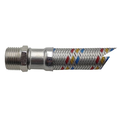 FLEXIBLE AGUA MADEMSA 40 CM HEXHI 1/2 X 1/2 D18 - 3
