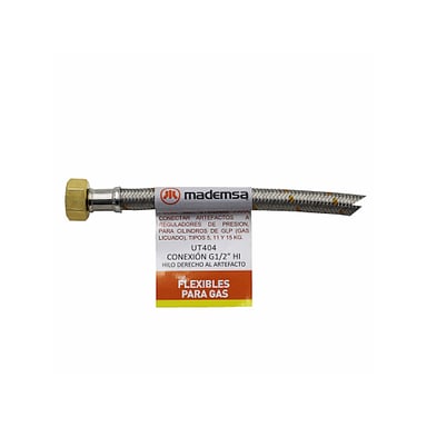 FLEXIBLE GAS MADEMSA 100 CM 3/8 X 1/2 D14 - 2