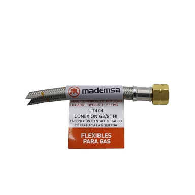 FLEXIBLE GAS MADEMSA 100 CM 3/8 X 1/2 D14 - 3