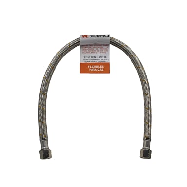 FLEXIBLE GAS MADEMSA 60 CM 3/8 X 3/8 D14 - 1