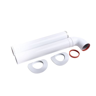 KIT DUCTOS EVACUACION CALEFONT UNIVERSAL TIRO FORZADO 13 LT 80 MM - 3