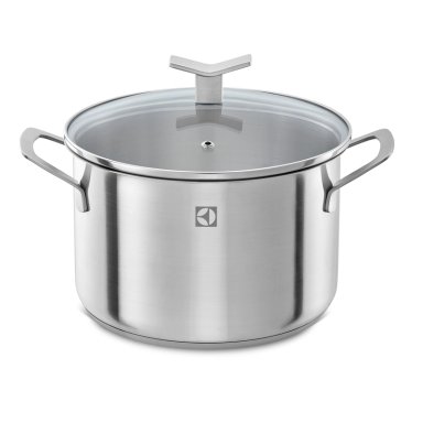 JUEGO BATERIA OLLAS ACERO INOXIDABLE ELECTROLUX 5 UN - 9