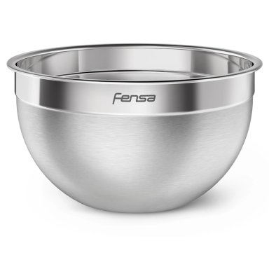 SET BOWLS ACERO INOXIDABLE MULTIUSO FENSA TAPA PLASTICO 3 UN - 8