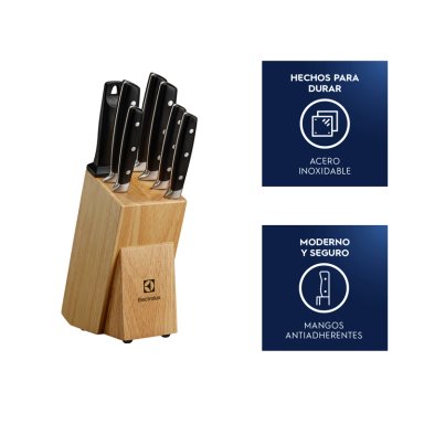 JUEGO DE CUCHILLOS DE ACERO INOXIDABLE ELECTROLUX - 2