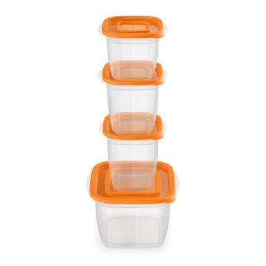 SET CONTENEDORES DE PLASTICO HERME TICOS MADEMSA 12 UN - 4