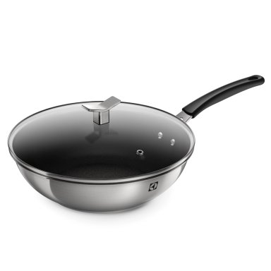 WOK ANTIADHERENTE CON TAPA 28 CM ELECTROLUX - 1