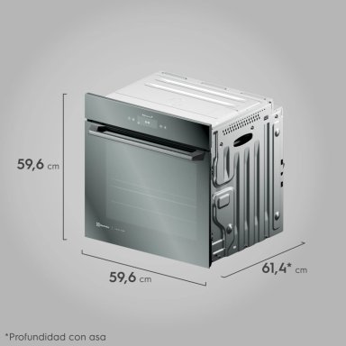 HORNO ELECTRICO EMPOTRABLE 80L FUNCION FREIDORA AIRE Y WI-FI - 8