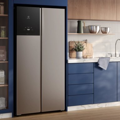 REFRIGERADOR 440L NO FROST SIDE BY SIDE INVERTER ES40S INOX - 10