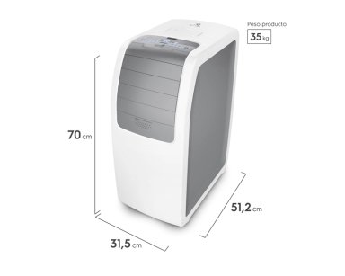 AIRE ACONDICIONADO PORTATIL 12.000 BTU FRIO/CALOR - 4