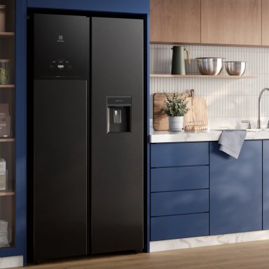 REFRIGERADOR ELECTROLUX NO FROST SIDE BY SIDE INVERTER 436L ES40WB BLACK - 10