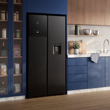 REFRIGERADOR ELECTROLUX NO FROST SIDE BY SIDE INVERTER 436L ES40WB BLACK - 11