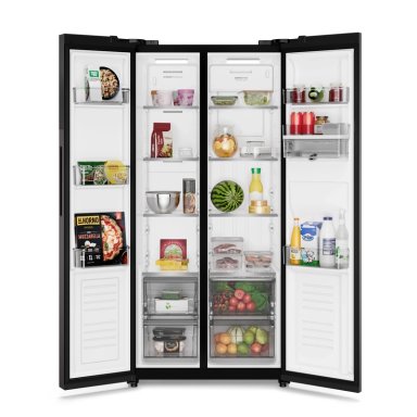 REFRIGERADOR ELECTROLUX NO FROST SIDE BY SIDE INVERTER 436L ES40WB BLACK - 5