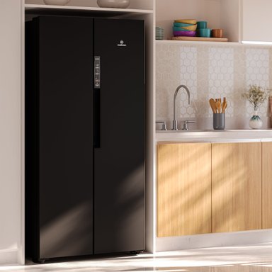 REFRIGERADOR 430L NO FROST SIDE BY SIDE INVERTER MAS430B NEGRO - 11