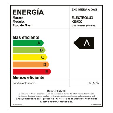 ENCIMERA A GAS 5 PLATOS EXPERIENCE MULTI LLAMA KE5XC INOX - 14
