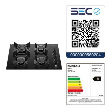 ENCIMERA A GAS 4 PLATOS EXPERIENCE TRIPLE LLAMA KE4GC - 4