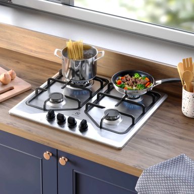 ENCIMERA A GAS 4 PLATOS EXPERIENCE MULTI LLAMA KE4XC INOX - 3