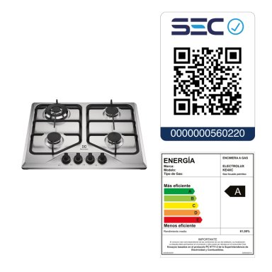 ENCIMERA A GAS 4 PLATOS EXPERIENCE MULTI LLAMA KE4XC INOX - 4